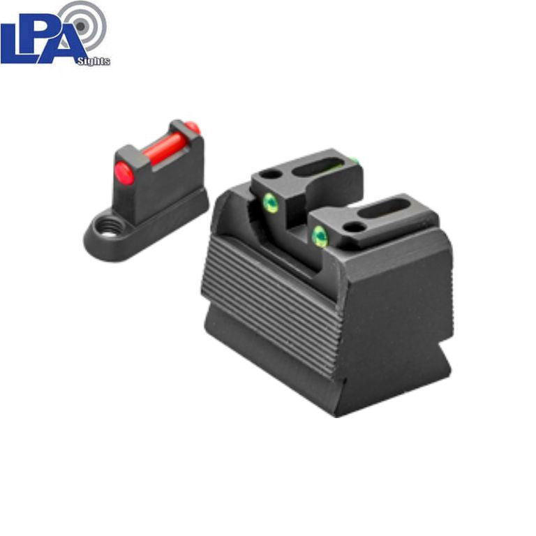 CZ P-10 Optics Ready semi-adjustable co-witness sights | fiber optic - Ubitzu