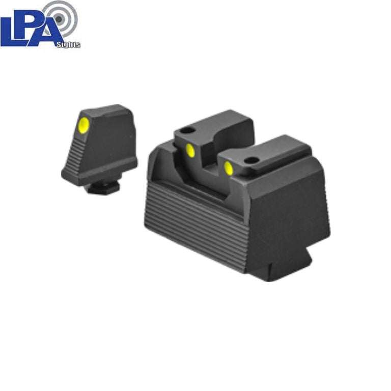 CZ Shadow 2 Carry semi-adjustable co-witness sights | luminescent dots - Ubitzu