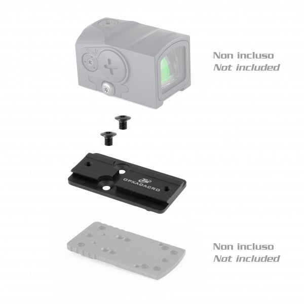 Footprint adapter | from Toni System mounts ’type A’ to Aimpoint Acro - Ubitzu