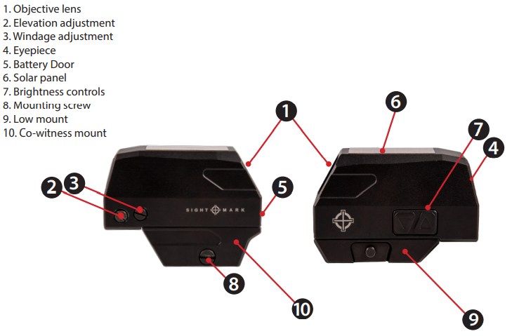 Sightmark Volta Solar Red Dot Sight - Ubitzu