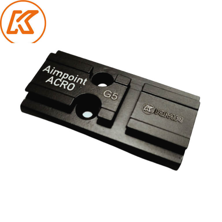 Steel red dot plate for Glock MOS | Aimpoint Acro footprint - Ubitzu