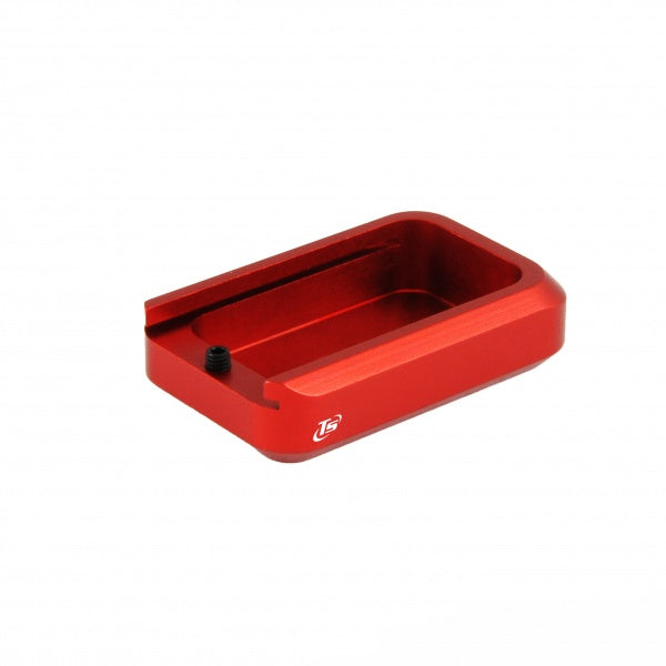 Tanfoglio alu base pad for Large Frame | +1 round - Red - Ubitzu