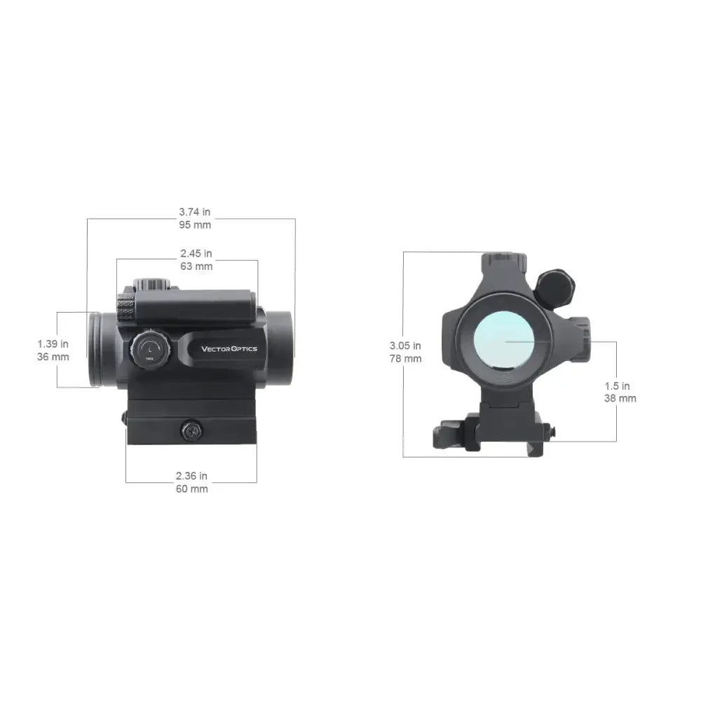 Vector Optics Nautilus 1x30 Scope Double Reticle red dot - Ubitzu