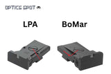 1911 [BoMar Cut] red dot mount | Trijicon RMR footprint - Ubitzu