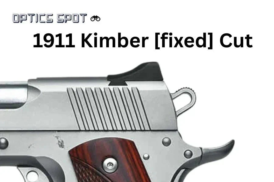 1911 [Kimber Fixed Cut] red dot mount | type S [RMSc DPP K-series footprint] - Ubitzu