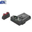 Beretta 92, 96, 98, M9A1 adjustable sight set with fiber optics LPA