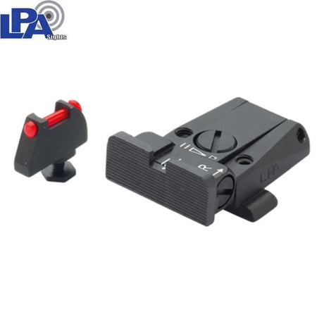 Adjustable sights for Glock [G17 G19 G26 & other] | fiber optic - Ubitzu