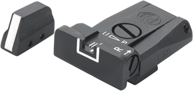 Beretta [92 96 98 M9A1] adjustable sights | white lines - Ubitzu