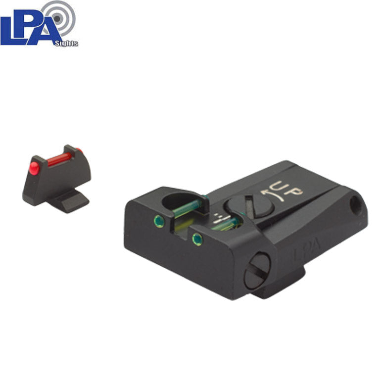 Beretta [92A1 92X 92XI 98A1 M9A3 & other] adjustable sights | fiber optic - Ubitzu