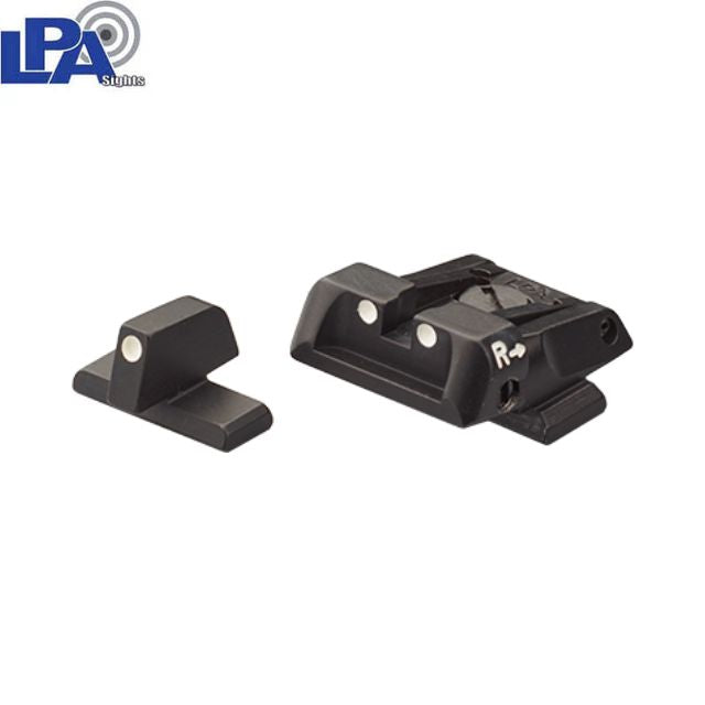 Beretta APX adjustable sights | white dots - Ubitzu