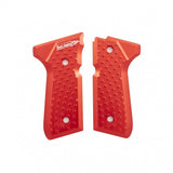 Beretta M9A1 92 96 98 Elite LLT grips | Vibram - Red - Ubitzu