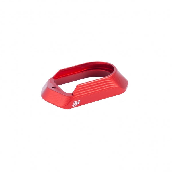 Canik Rival-S alu magwell [width: 39.5 mm] - Red - Ubitzu