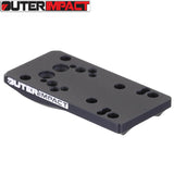CZ 75 [75B 75 SP-01 P-01] red dot mount | type C [RMR RTS Docter footprint] - Ubitzu