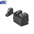 CZ P-10 Optics Ready semi-adjustable co-witness sights | white dots - Ubitzu