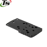 CZ P-10 [P-10C P-10F P-10S] red dot mount | type B [RMR & RTS footprint] - Ubitzu