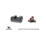 CZ Shadow 2 Carry sights | fiber optic - Ubitzu
