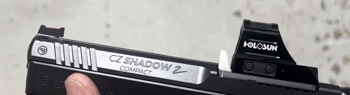 CZ Shadow 2 Optics Ready plate with integrated forwarded rear sight | Trijicon RMR footprint - Ubitzu