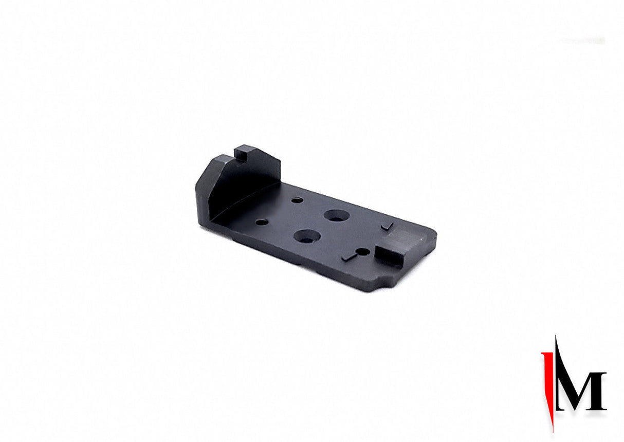 CZ Shadow 2 Optics Ready plate with integrated rear sight | type S [RMSc DPP K-series footprint] - Ubitzu