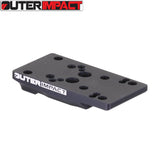 CZ TS 2 red dot mount | type C [RMR RTS Docter footprint] - Ubitzu