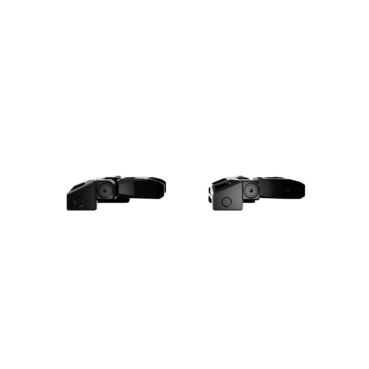 Foldable semi-adjustable sights for Picatinny [AR-15 M4 & other] | blank - Ubitzu