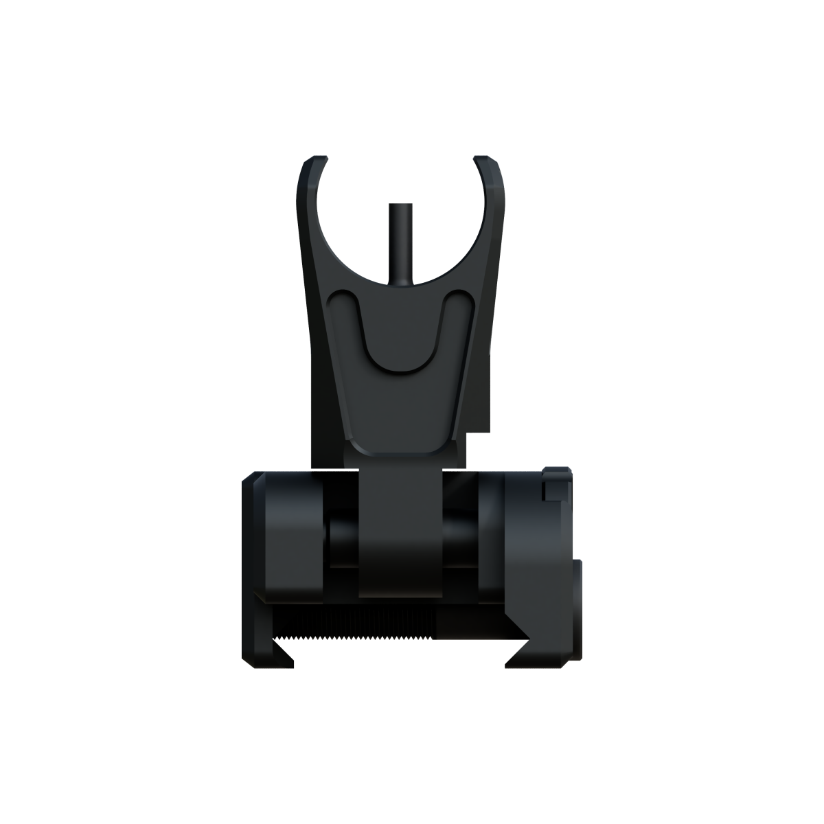 Foldable semi-adjustable sights for Picatinny [AR-15 M4 & other] | blank - Ubitzu