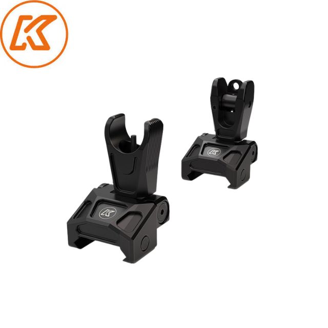 Foldable semi-adjustable sights for Picatinny [AR-15 M4 & other] | blank - Ubitzu