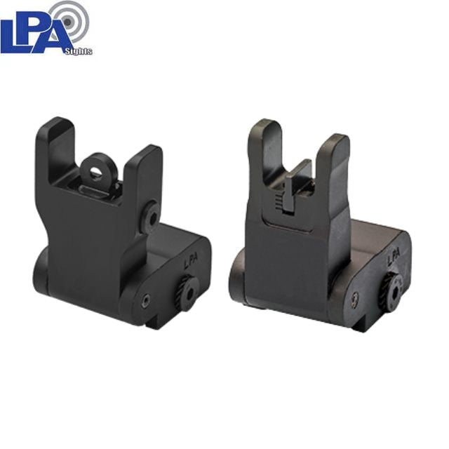 Folding adjustable sights for Picatinny base [AR-15 M4 & other] | blank - Ubitzu
