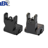 Folding adjustable sights for Picatinny base [AR-15 M4 & other] | blank - Ubitzu