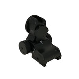 Folding adjustable sights for Picatinny base [AR-15 M4 & other] | fiber optic - Ubitzu