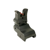 Folding adjustable sights for Picatinny base [AR-15 M4 & other] | fiber optic - Ubitzu