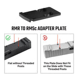 Footprint adapter | from Trijicon RMR to Shield RMSc & K-series footprint - Ubitzu