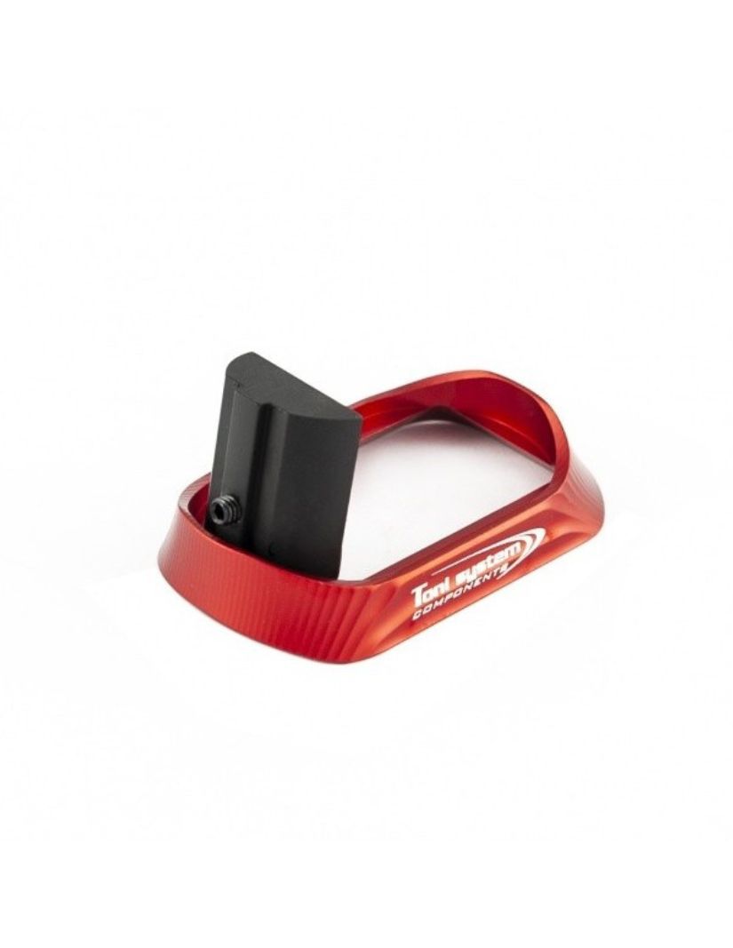 Glock 19 gen.5 alu magwell - Red - Ubitzu
