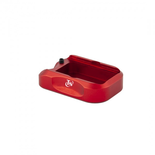 Glock 19X alu base pad | +1 round - Red - Ubitzu