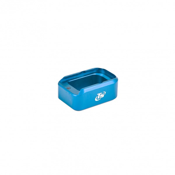 Glock [G17 G19 G34 G45] alu base pad | +2 rounds - Blue - Ubitzu