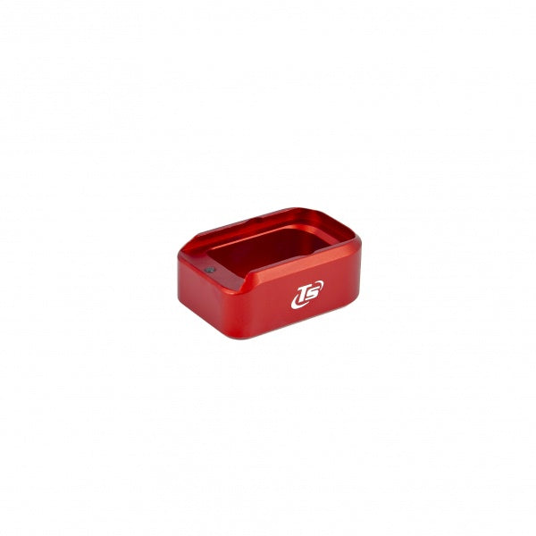 Glock [G17 G19 G34 G45] alu base pad | +2 rounds - Red - Ubitzu