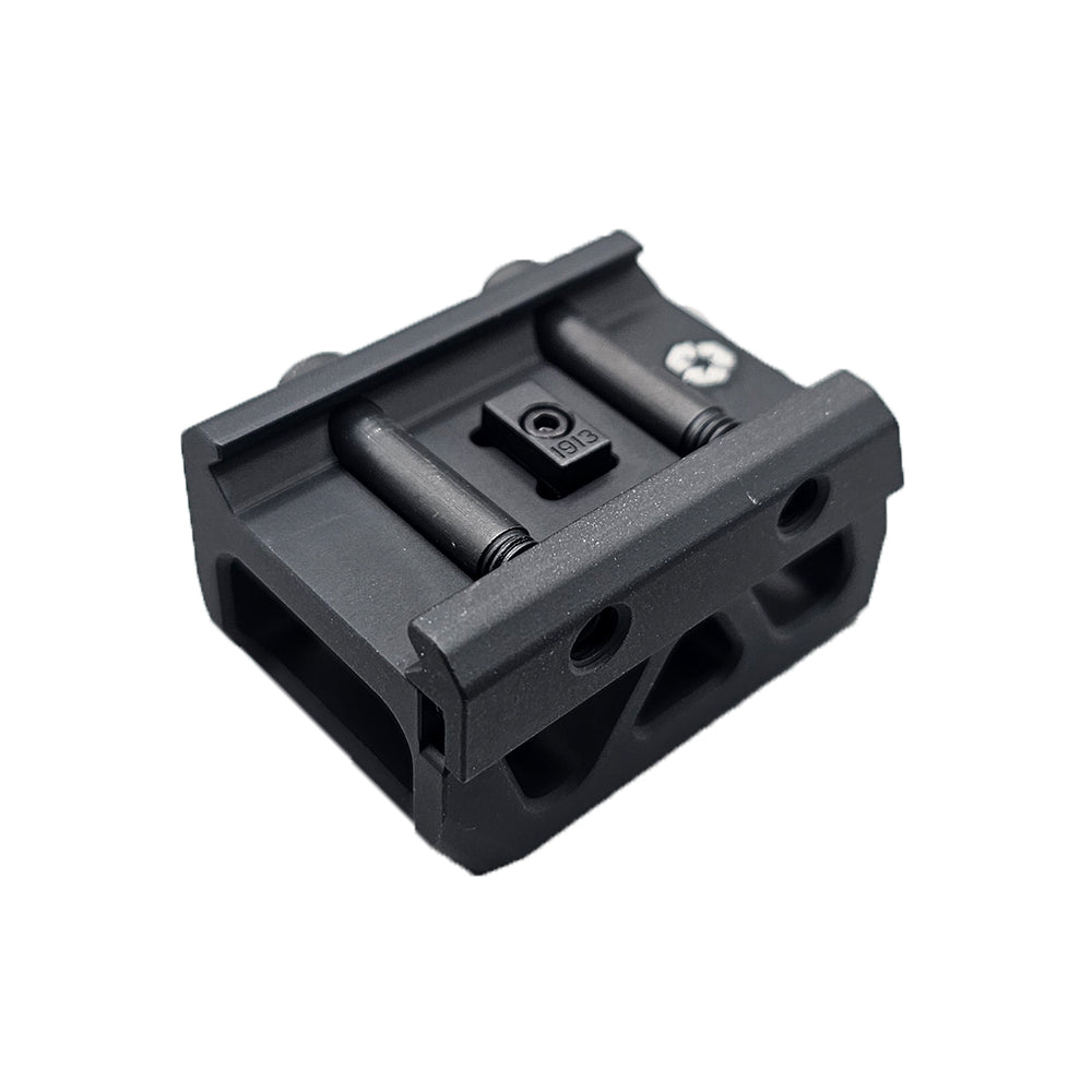 Picatinny red dot mount with raiser [21 mm] | Trijicon RMR footprint - Ubitzu