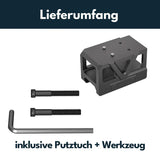Picatinny red dot mount with raiser [32 mm] | C-More RTS footprint - Ubitzu