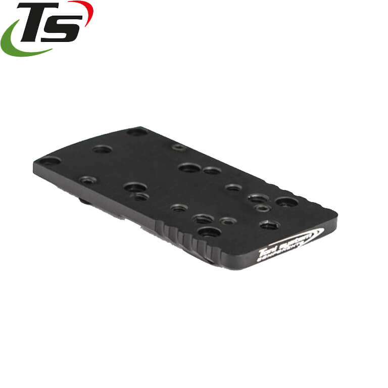 Red dot mount Glock models [G17 G19 G26 & other] | type B [RMR & RTS footprint] - Ubitzu