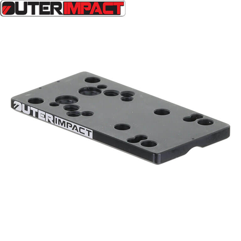 Red dot mount Glock models [G17 G19 G26 & other] | type C [RMR RTS Docter footprint] - Ubitzu