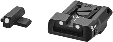 Sig [P220 P225 P226 P227 P229 P320] adjustable sights | white dots - Ubitzu