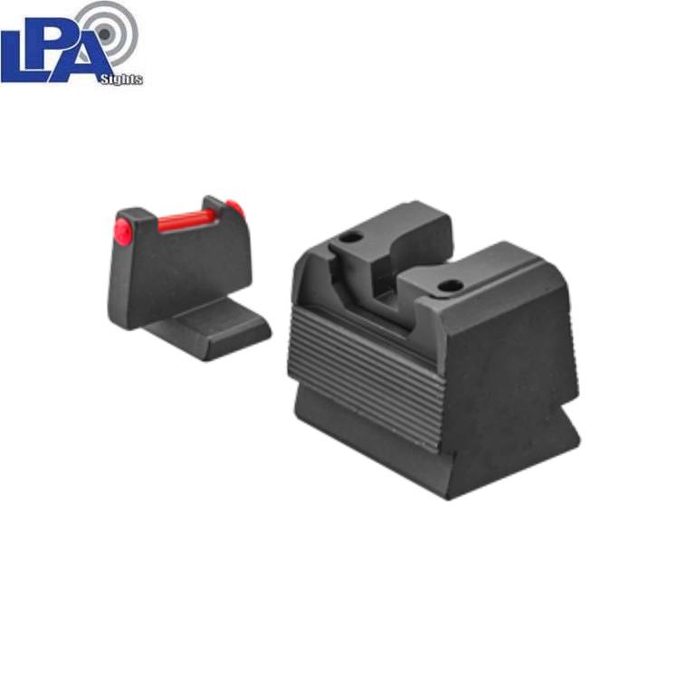 Sig P220 P226 P229 P320 & P365 Optics Ready semi-adjustable co-witness sights | fiber optic type A - Ubitzu
