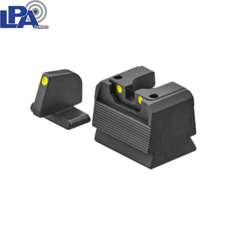 Sig P220 P226 P229 P320 & P365 Optics Ready semi-adjustable co-witness sights | luminescent dots - Ubitzu