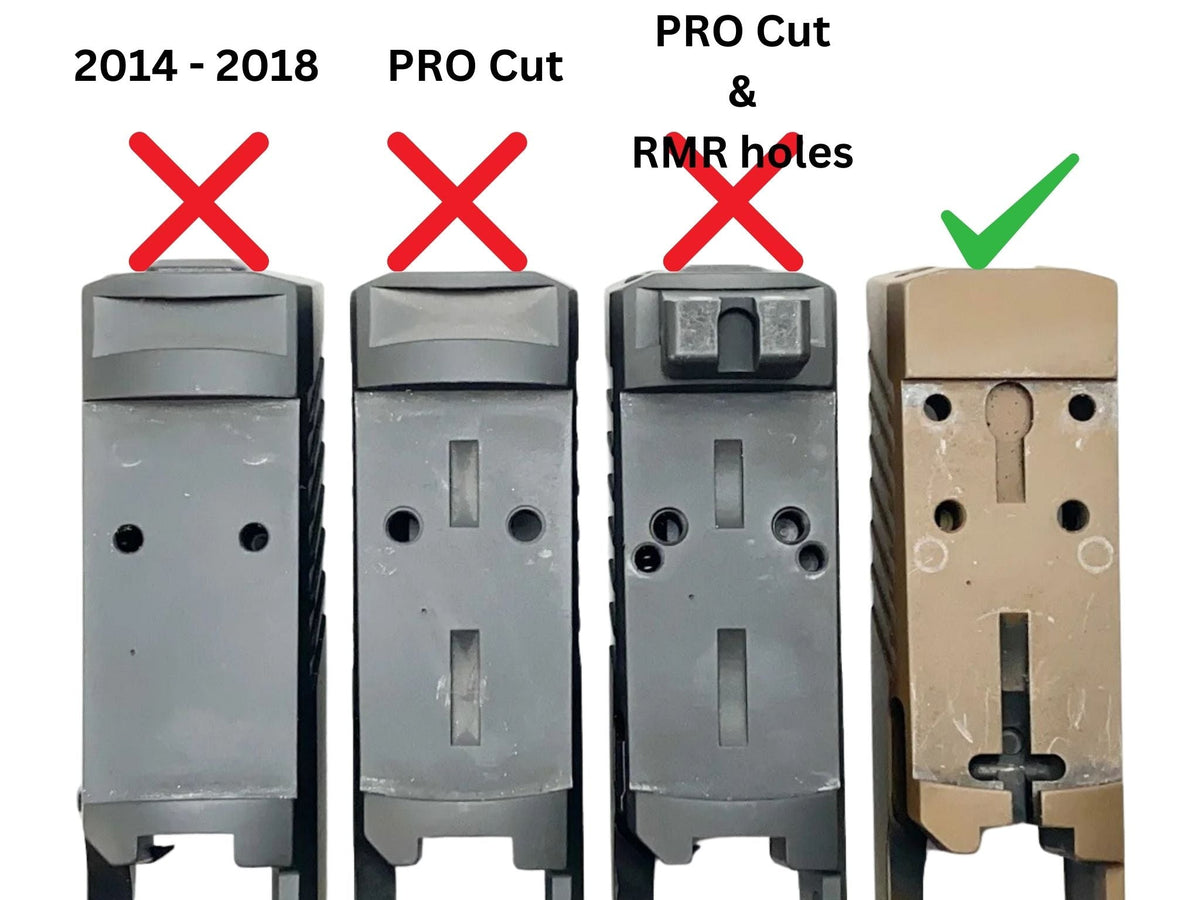 Sig P320 [models with removable rear sight] Optics Ready plate | type C [RMR RTS & Docter footprint] - Ubitzu