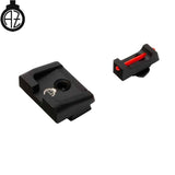 Sights for Glock [G17 G19 G26 & other] | fiber optic A - Red 1.0 mm - Ubitzu