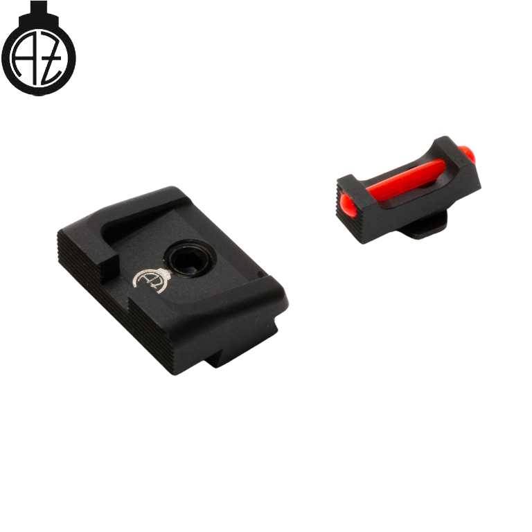 Sights for Glock [G17 G19 G26 & other] | fiber optic A - Red 1.5 mm - Ubitzu