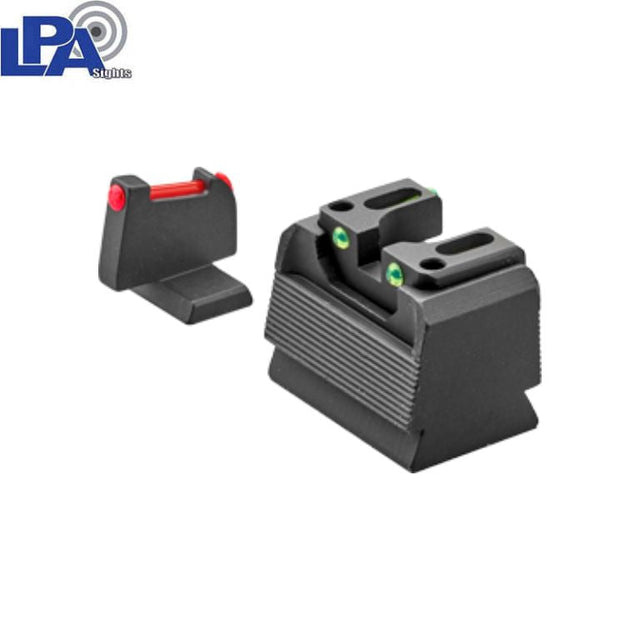 Smith & Wesson M&P M2.0 Optics Ready semi-adjustable co-witness sights | fiber optic - Ubitzu