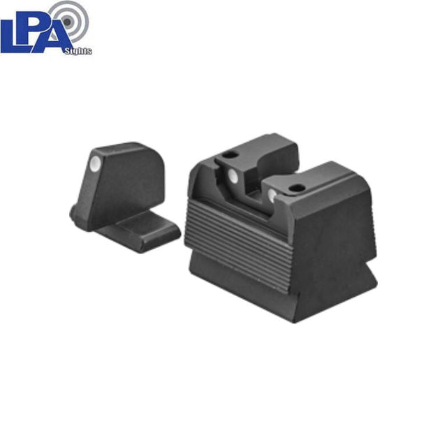 Smith & Wesson M&P M2.0 Optics Ready semi-adjustable co-witness sights | white dots - Ubitzu