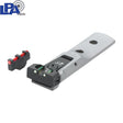 Smith & Wesson revolver [686 629 19 66 586 & other] adjustable sights [silver; pin-front sight] | fiber optic - Ubitzu