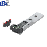Smith & Wesson revolver [686 629 19 66 586 & other] adjustable sights [silver; pin-front sight] | fiber optic - Ubitzu
