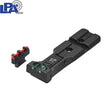 Smith & Wesson revolver [686 629 19 66 586 & other] red dot ready adjustable sights [spring-front sight] | fiber optic